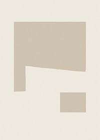 Plakat med en abstrakt minimalistisk komposition-3