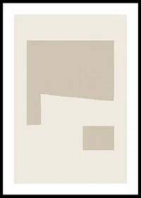 Poster with an abstract minimalistic composition-0
