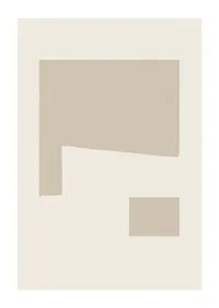 Poster with an abstract minimalistic composition-1