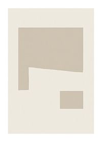 Plakat med en abstrakt minimalistisk komposition-1