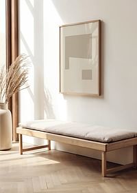 Plakat med en abstrakt minimalistisk komposition-4