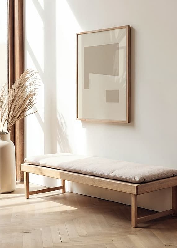 Plakat med en abstrakt minimalistisk komposition-12