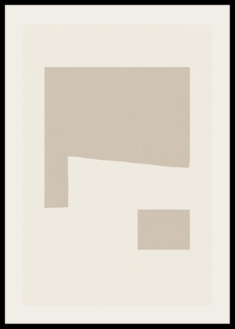 Affiche avec une composition minimaliste abstraite-12