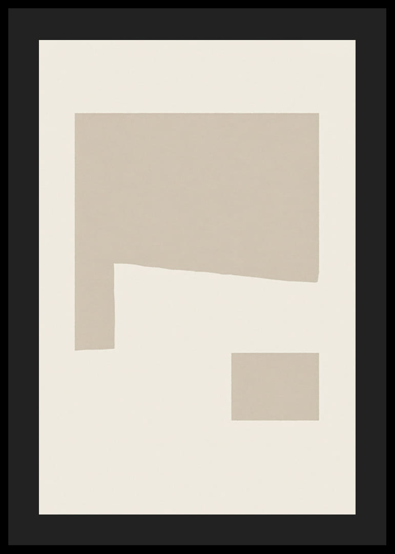 Affiche avec une composition minimaliste abstraite-12