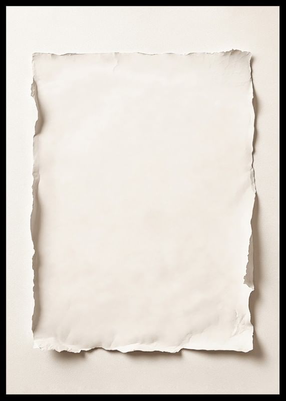 Poster cu o imagine de culoare crem pe o hârtie lucioasă-12