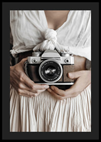 Poster with a photograph of a camera that captures a timeless sense of nostalgia-4