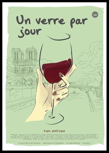 Poster One Glass A Day