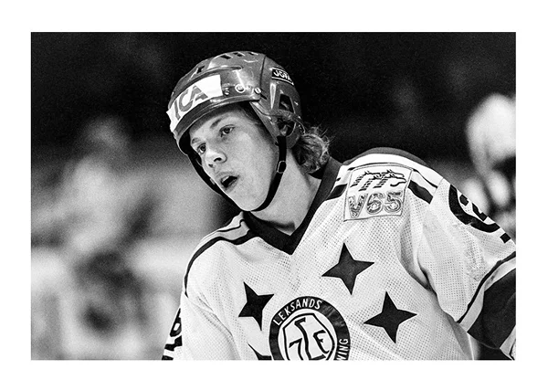 Poster Jonas Bergqvist 1981 Leksands IF
