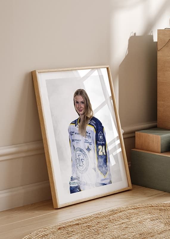 Poster Wilma Tagesson #24 Leksands IF 2024/2024 crossfade