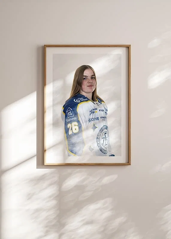 Poster Vilma Nilsson #26 Leksands IF 2024/2024 crossfade
