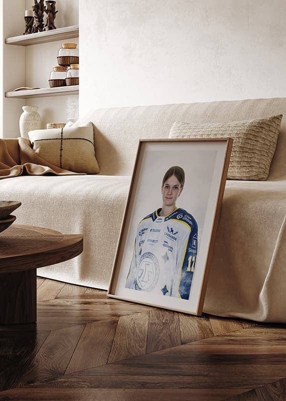 Poster Sofia Sohlin #12 Leksands IF 2024/2024 crossfade