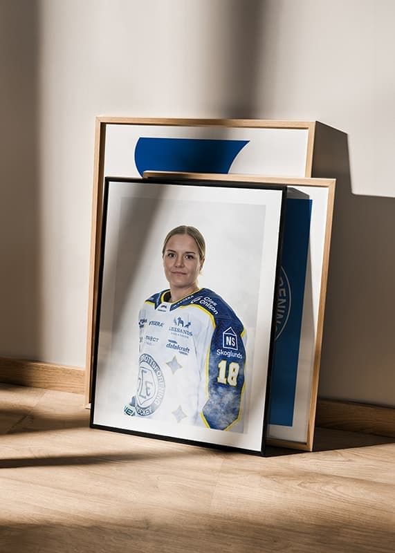 Poster Saga Tynell Nissas #18 Leksands IF 2024/2024 crossfade