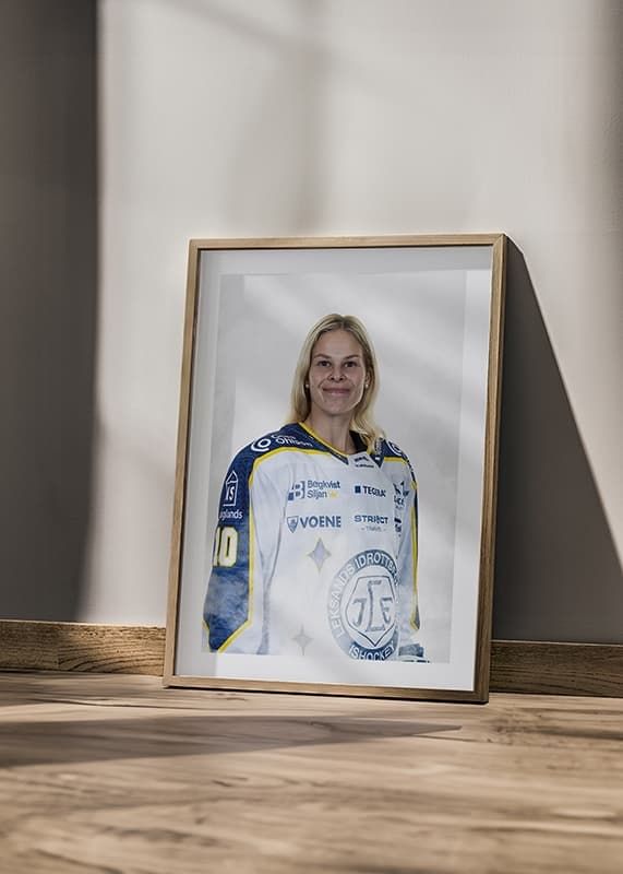 Poster Kiira Yrjänen #10 Leksands IF 2024/2024 crossfade