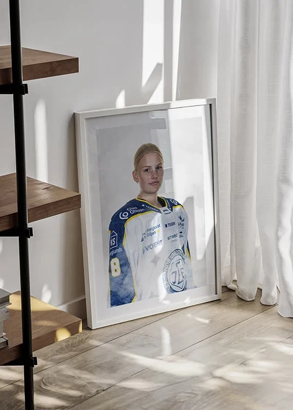 Poster Karolin Malmquist #8 Leksands IF 2024/2024 crossfade