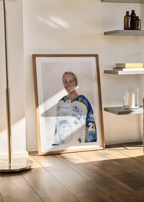 Poster Emilie Kruse Johanson #21 Leksands IF 2024/2024 crossfade