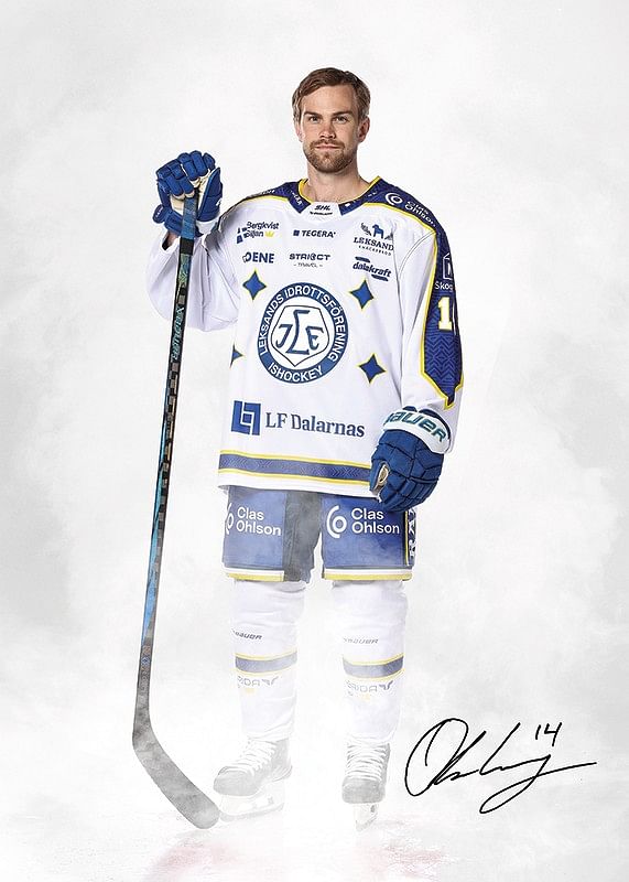 Oskar Lang #14 Leksands IF 2024/2024-12