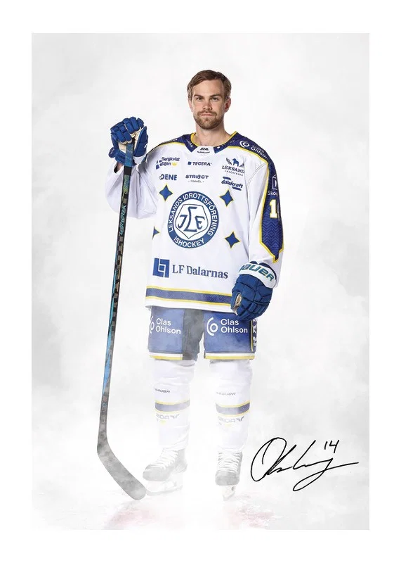 Poster Oskar Lang #14 Leksands IF 2024/2024