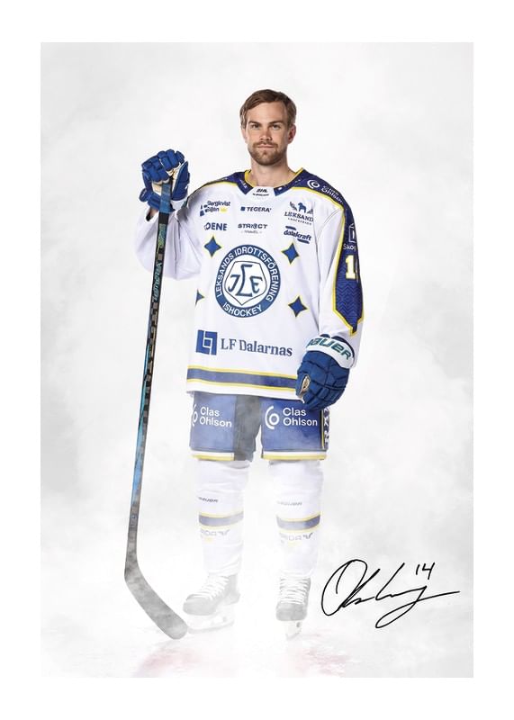 Poster Oskar Lang #14 Leksands IF 2024/2024