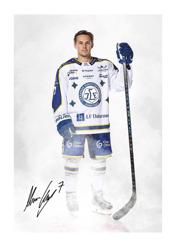 Poster Marcus Karlberg #7 Leksands IF 2024/2024