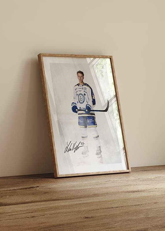 Poster Lukas Vejdemo #22 Leksands IF 2024/2024 crossfade