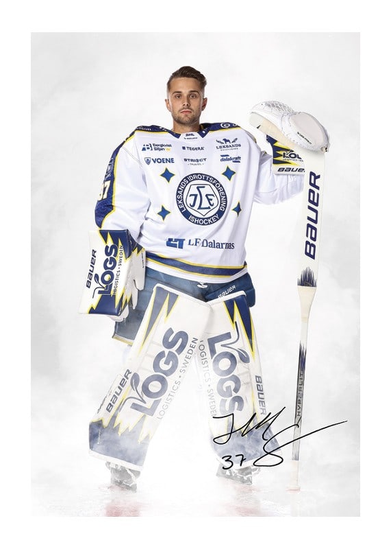 Poster Jakob Hellsten #37 Leksands IF 2024/2024
