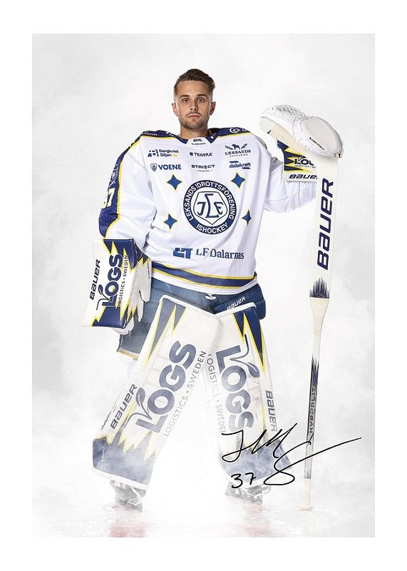 Poster Jakob Hellsten #37 Leksands IF 2024/2024
