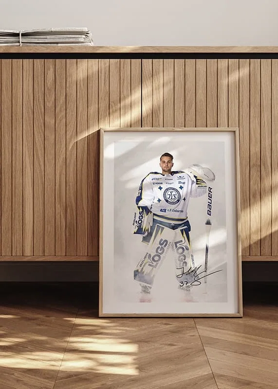 Poster Jakob Hellsten #37 Leksands IF 2024/2024 crossfade