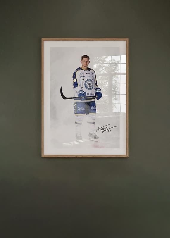 Poster Axel Rindell #20 Leksands IF 2024/2024 crossfade