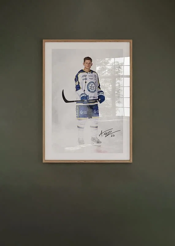 Poster Axel Rindell #20 Leksands IF 2024/2024 crossfade