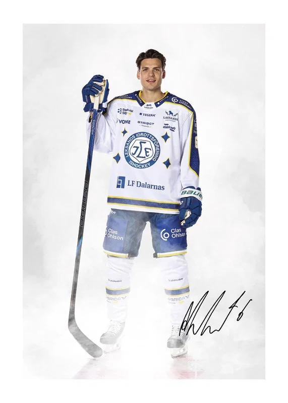 Poster Alexander Lundqvist #6 Leksands IF 2024/2024
