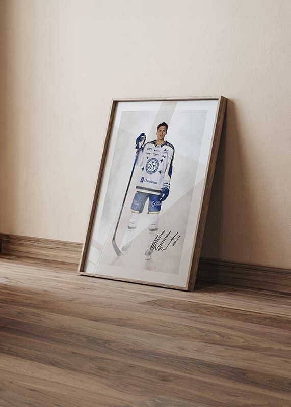 Poster Alexander Lundqvist #6 Leksands IF 2024/2024 crossfade