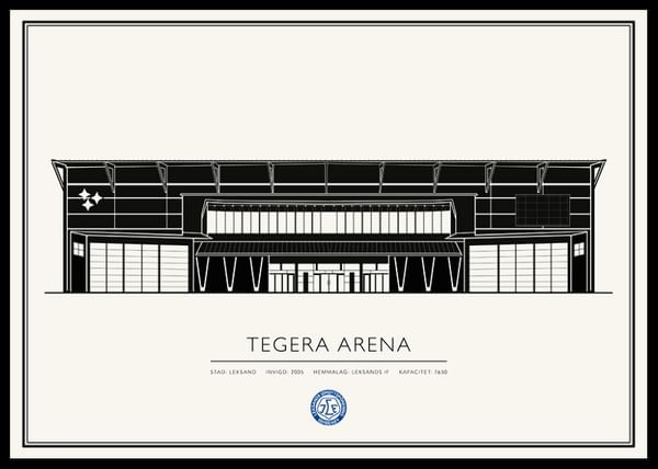 Poster Tegera Arena Skiss 02 Leksands IF