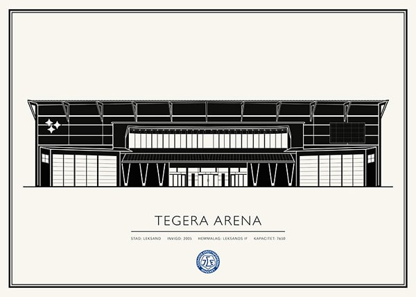 Poster Tegera Arena Skiss 02 Leksands IF