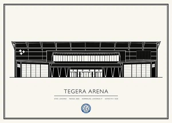 Poster Tegera Arena Skiss 02 Leksands IF