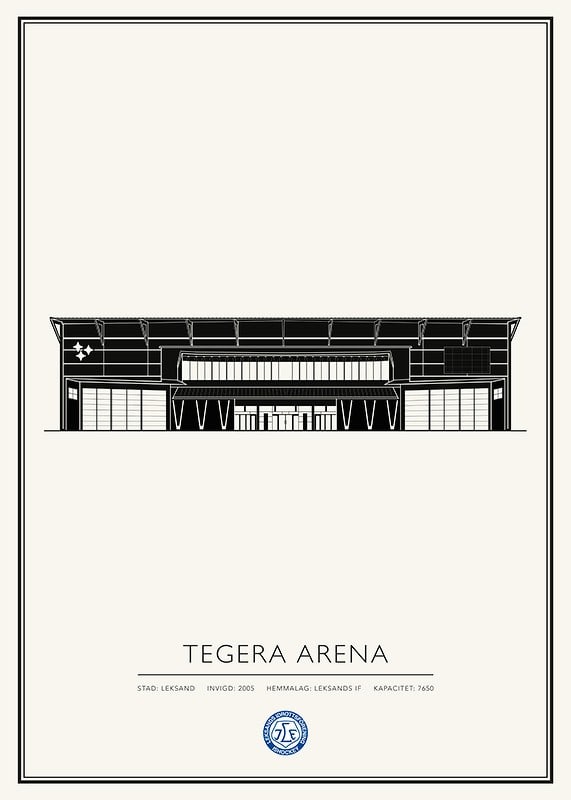 Poster Tegera Arena Skiss 01 Leksands IF