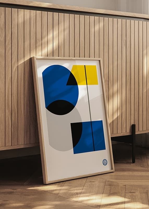 Poster Abstrakt 02 Leksands IF crossfade