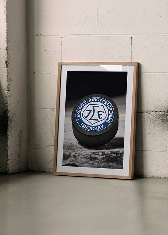 Poster Hockeypuck Leksands IF crossfade