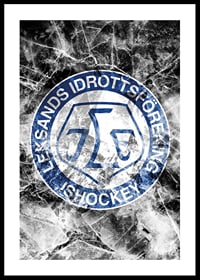 Frozen In Ice Logo Leksands IF-0