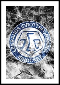 Frozen In Ice Logo Leksands IF-0