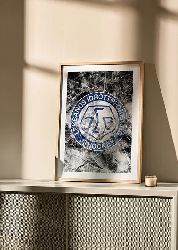 Poster Frozen In Ice Logo Leksands IF crossfade