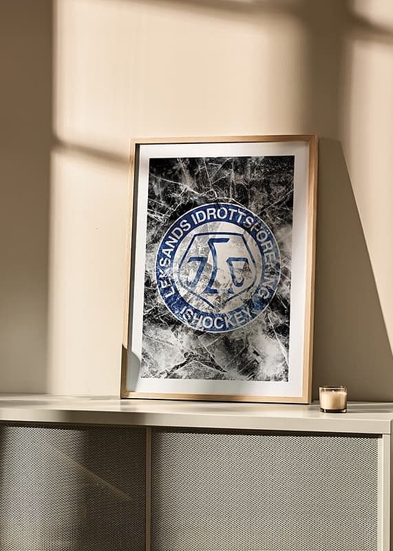 Frozen In Ice Logo Leksands IF-12