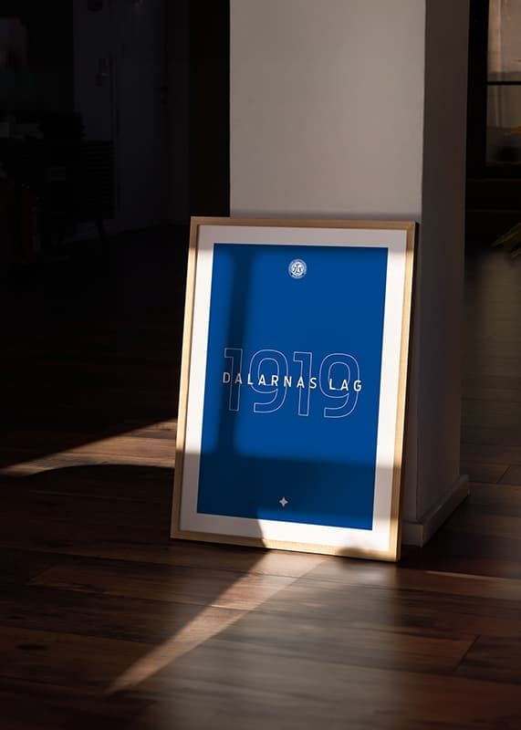 Poster 1919 Dalarnas Lag Leksands IF crossfade