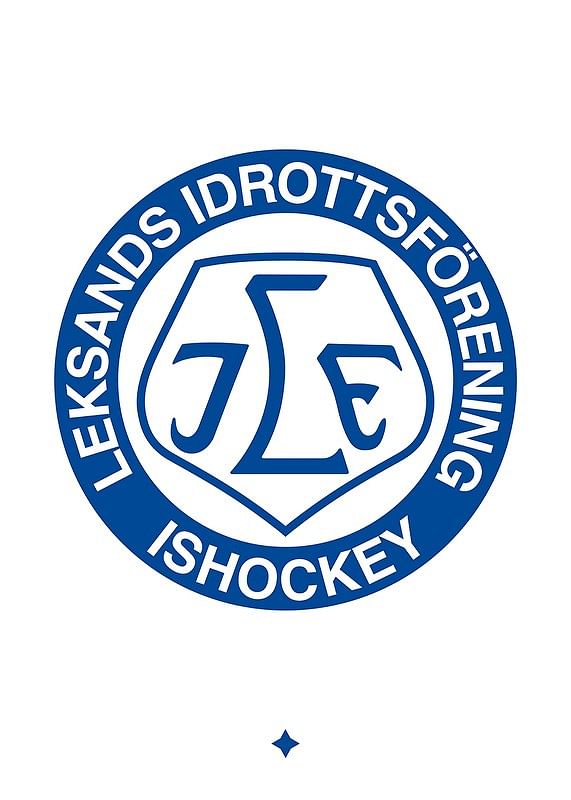 Poster Logo Vit BG Leksands IF