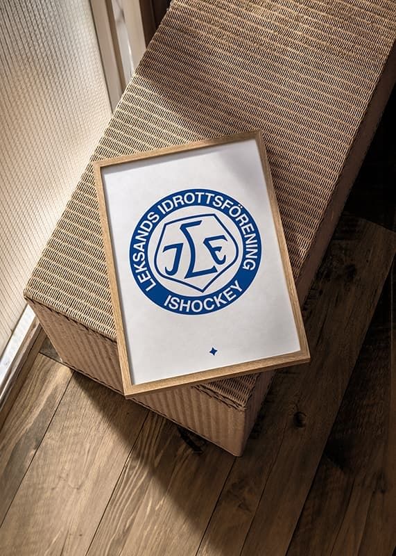 Poster Logo Vit BG Leksands IF crossfade