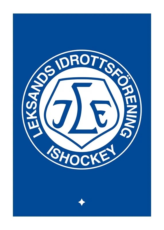 Poster Logo Blå BG Leksands IF