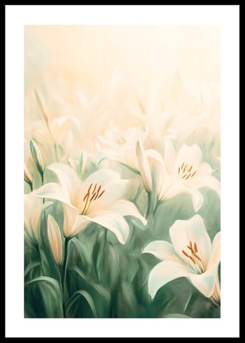 Affiche Lilies In Bloom