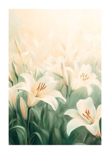 Affiche Lilies In Bloom