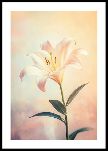 Poster The Timeless Pink Lily