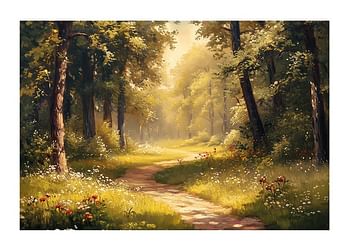 Poster A Serene Woodland Trail
