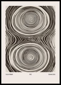 Poster with an abstract illustration of movement symbolizing memory-0